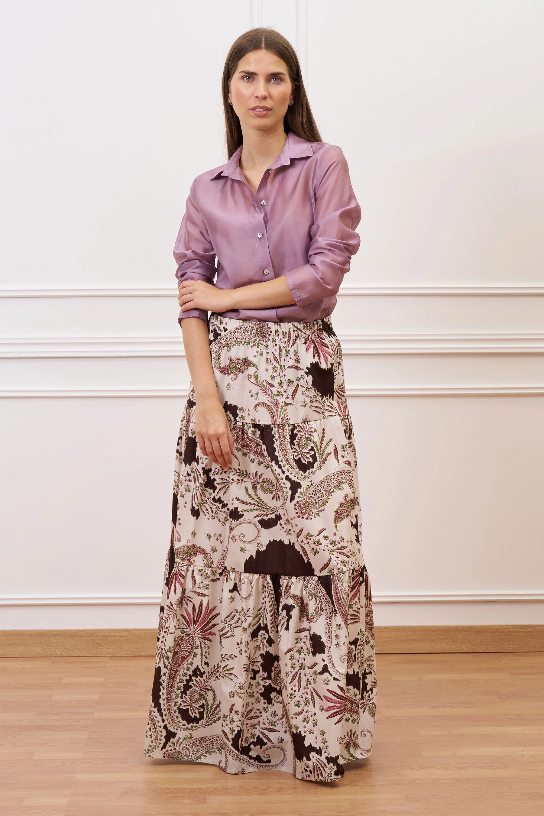 Camicia dritta in mussola - MALVA - Image 3