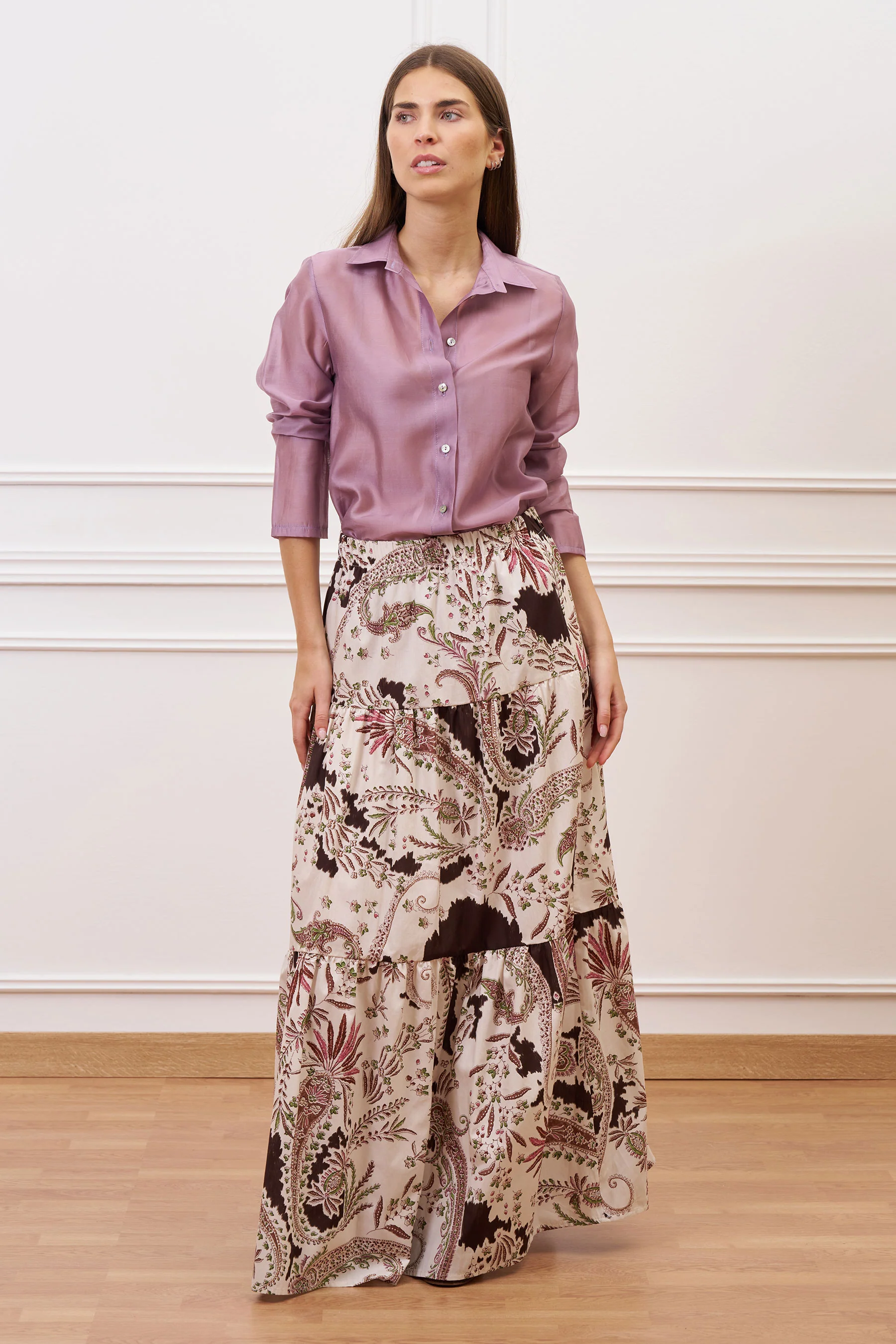 Camicia dritta in mussola - MALVA - Image 4