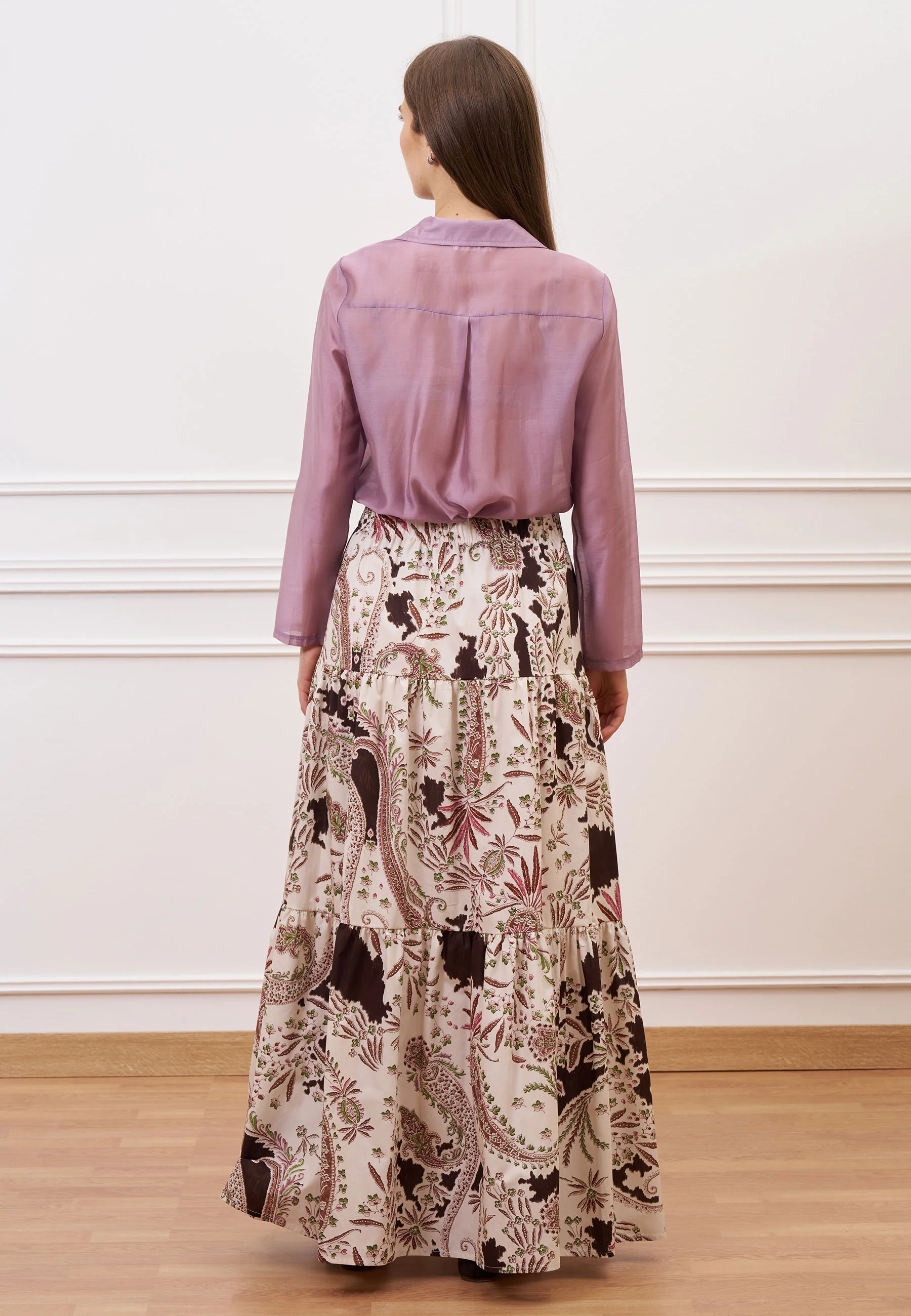 Camicia dritta in mussola - MALVA - Image 5