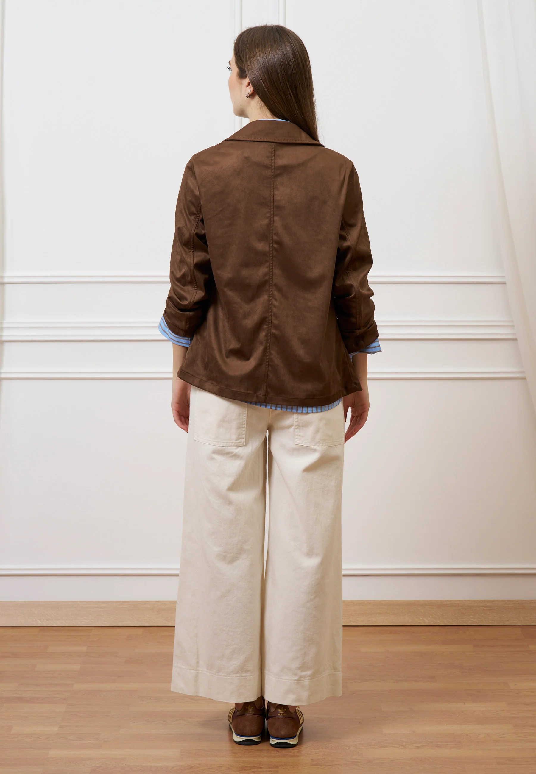 Giacca effetto dainetto - MARRONE - Image 5