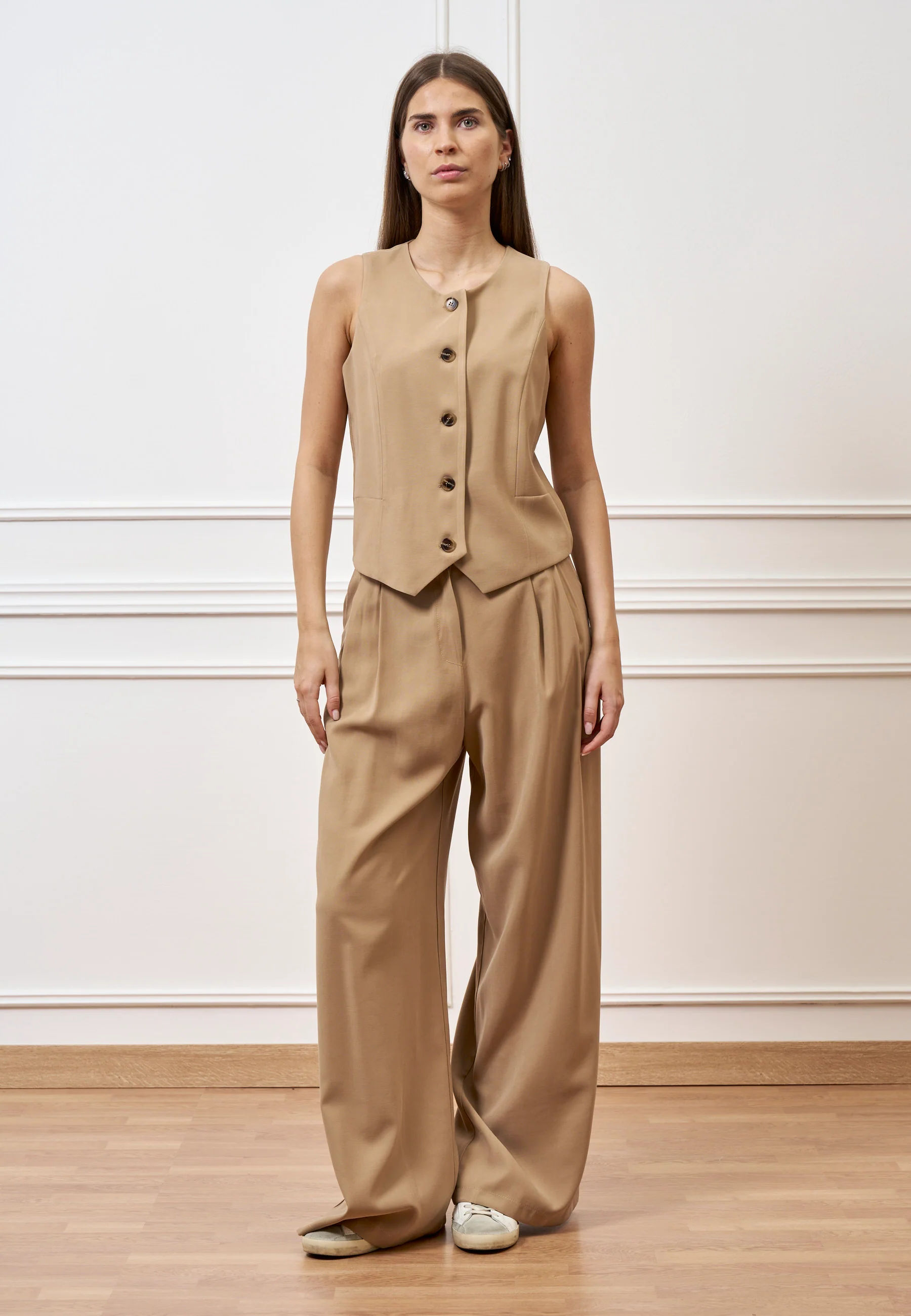 Gilet accollato - CAMMELLO - Image 4