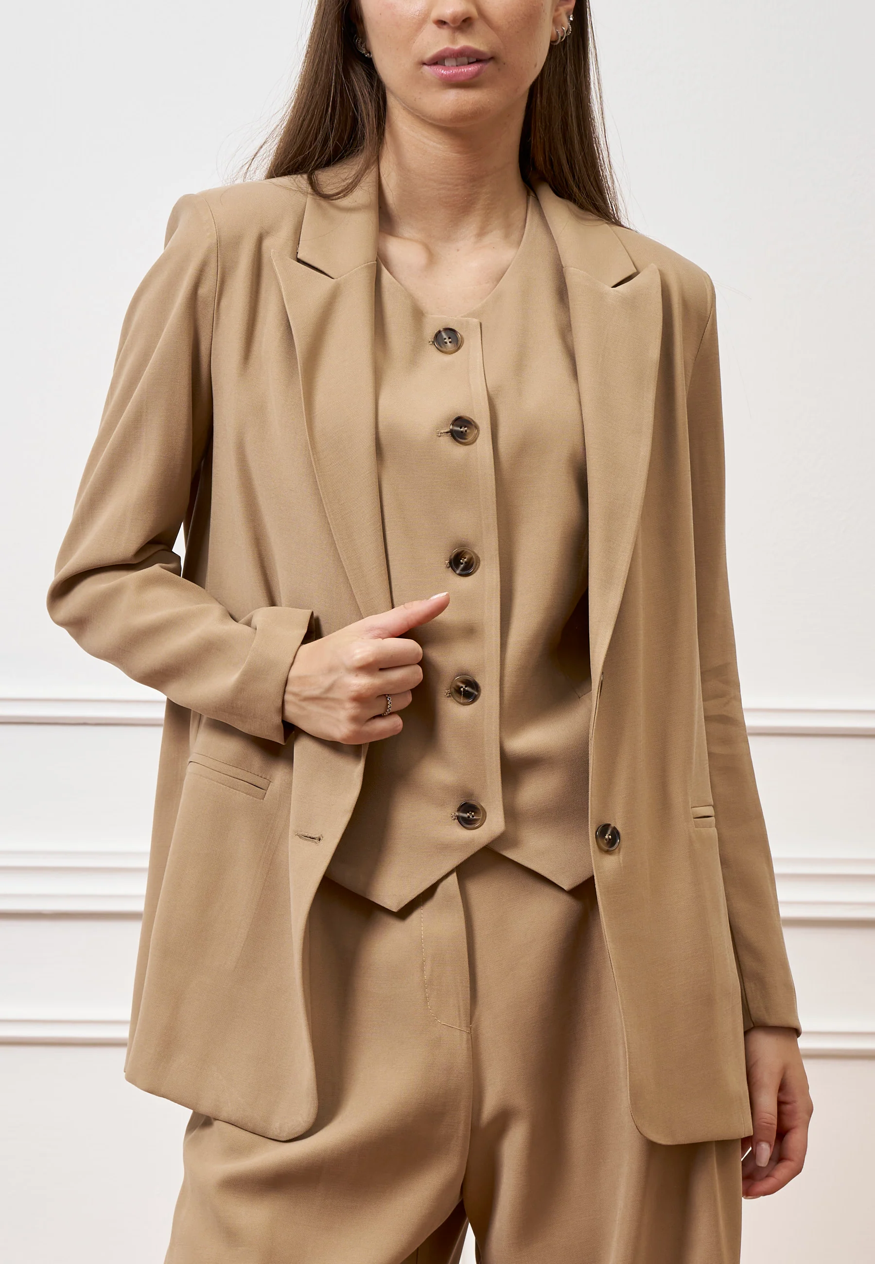 Gilet accollato - CAMMELLO - Image 5