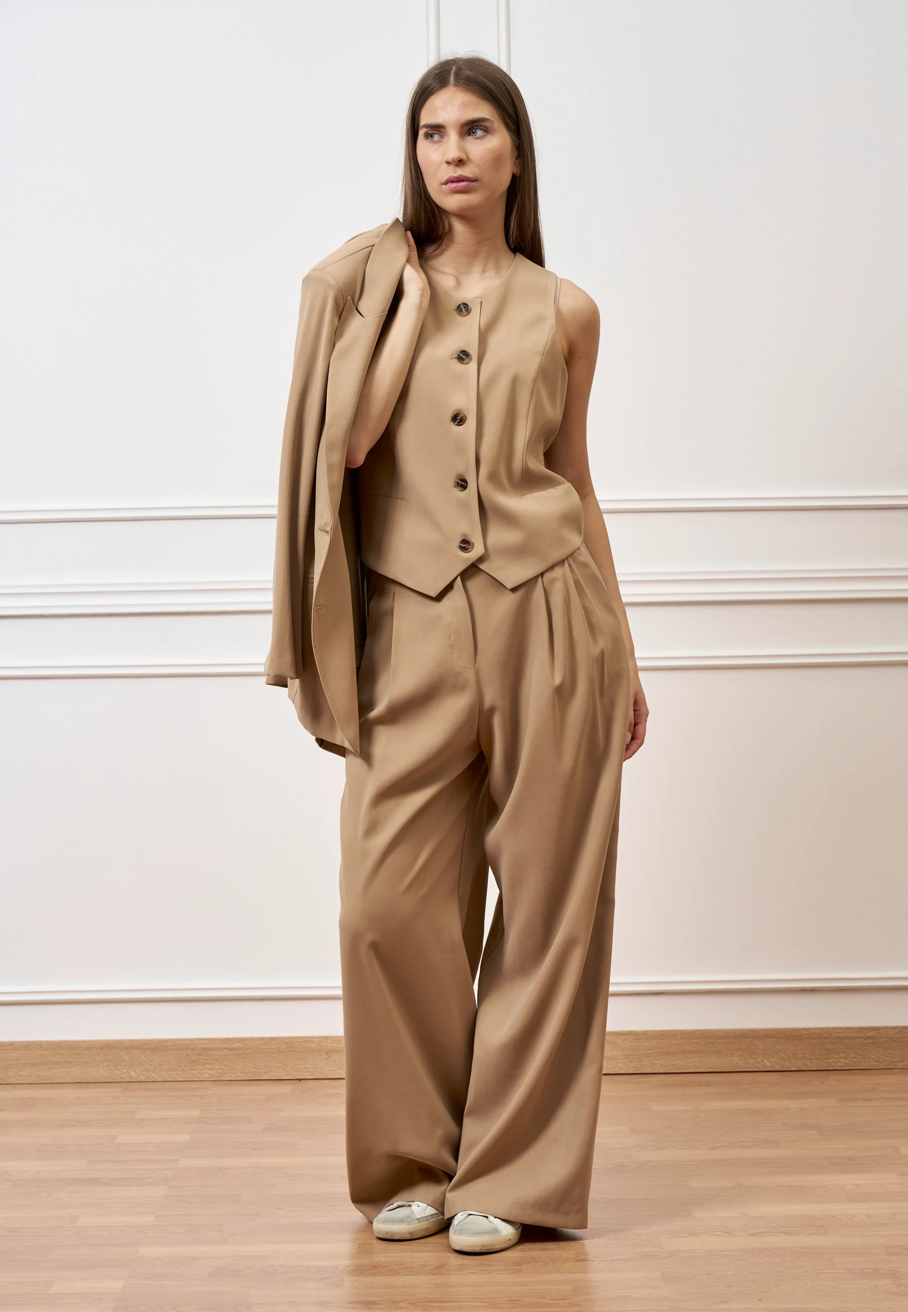 Gilet accollato - CAMMELLO - Image 6