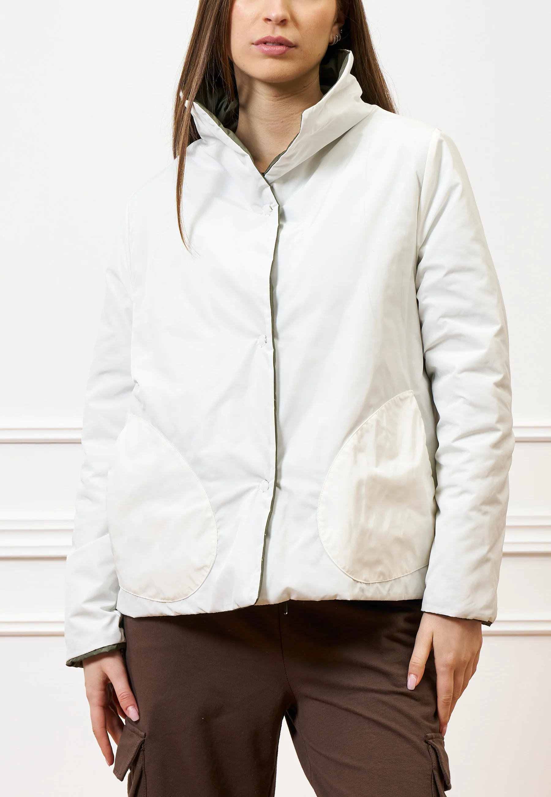 Giubbino imbottito reversibile - MILITARE - Image 7