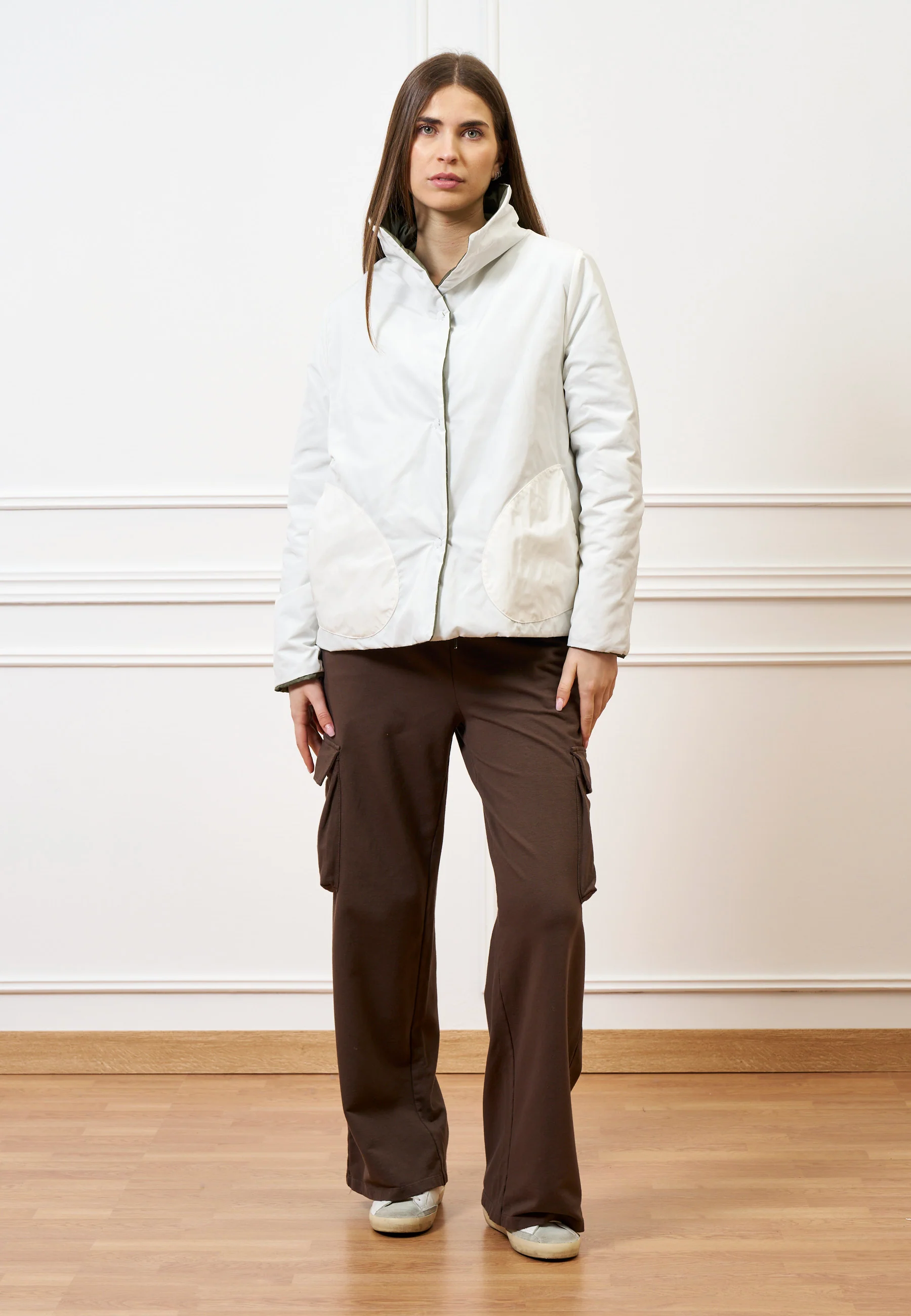 Giubbino imbottito reversibile - MILITARE - Image 9