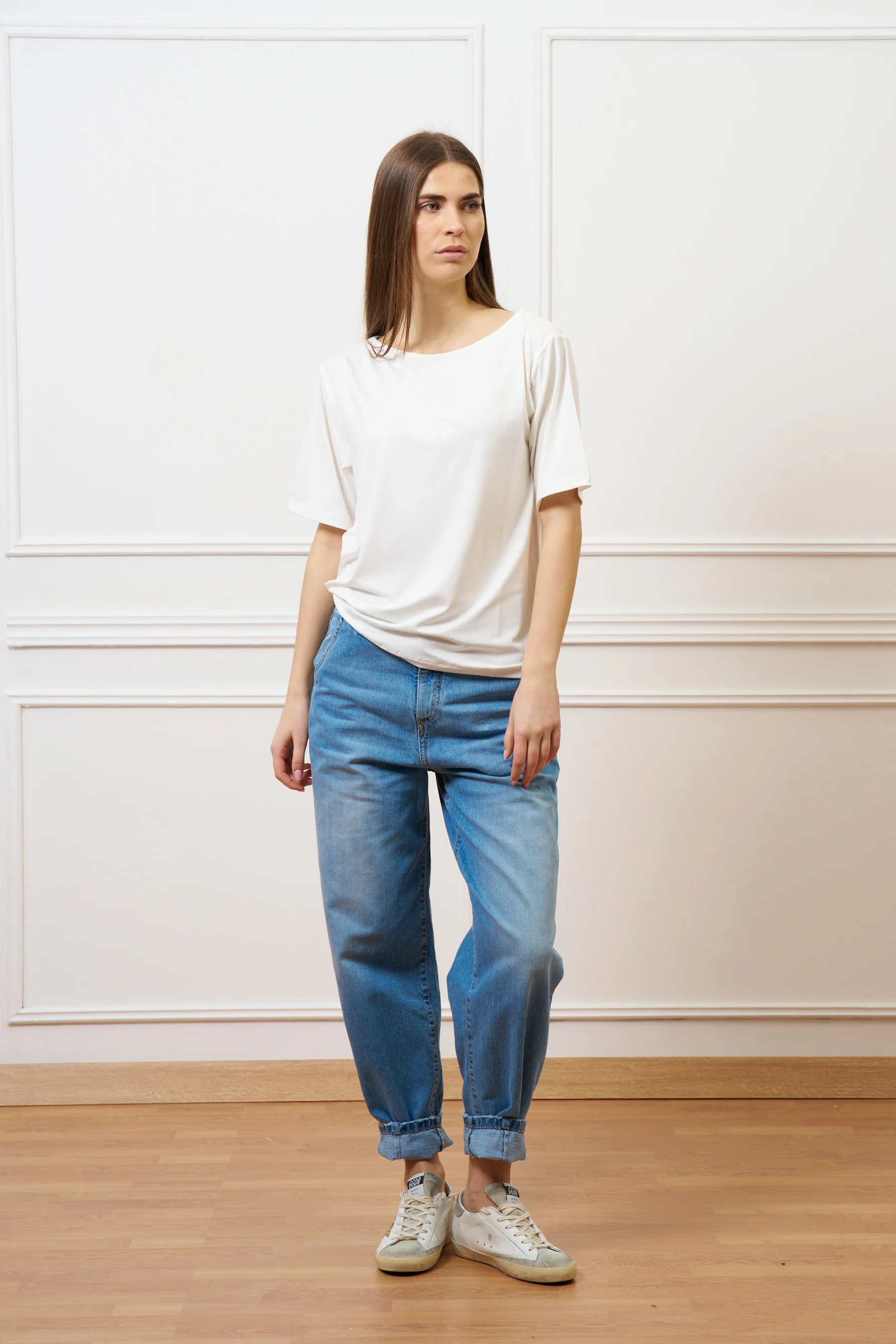 Jeans balloon con rotture sul fondo - JEANS - Image 10
