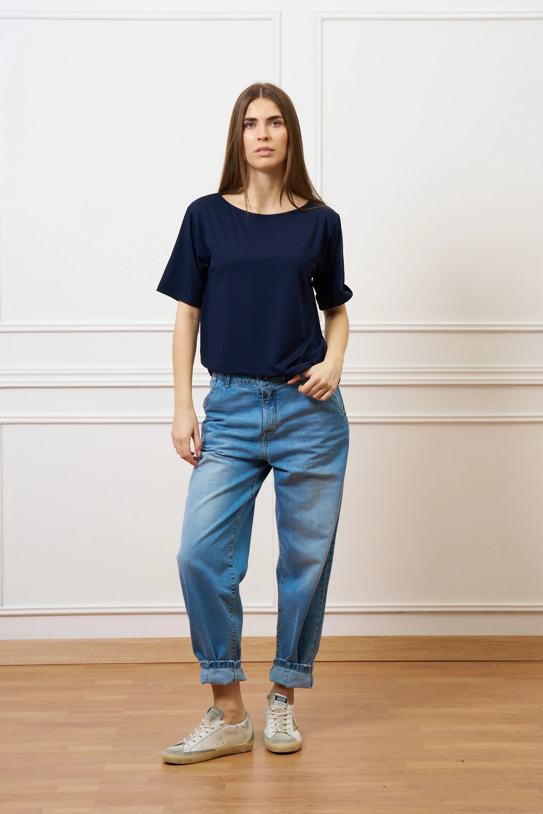 Jeans balloon con rotture sul fondo - JEANS - Image 7