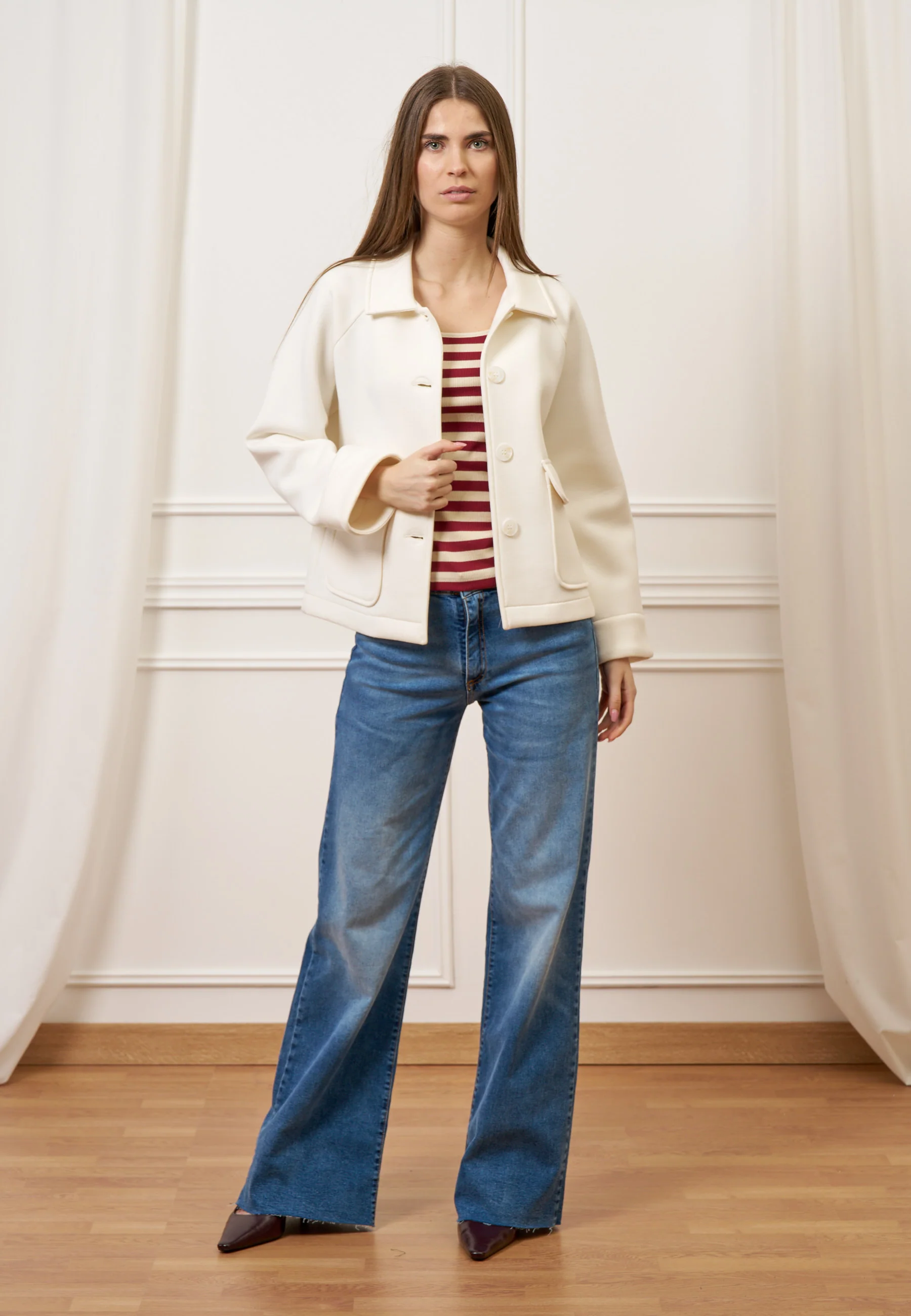 Jeans con fondo taglio vivo - JEANS - Image 17