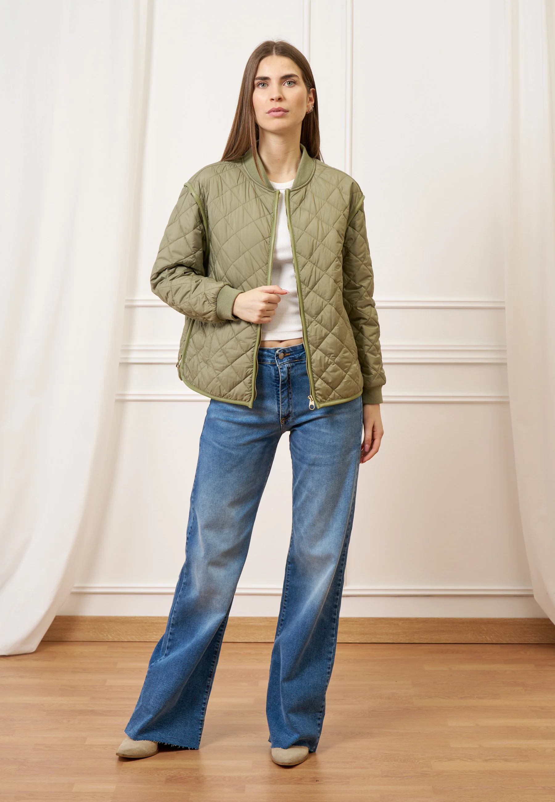 Jeans con fondo taglio vivo - JEANS - Image 6
