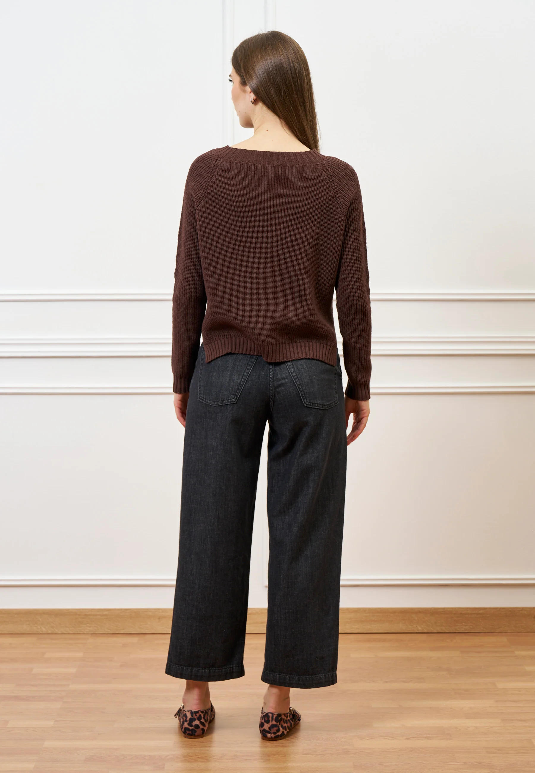 Jeans dritti alla caviglia - NERO - Image 6