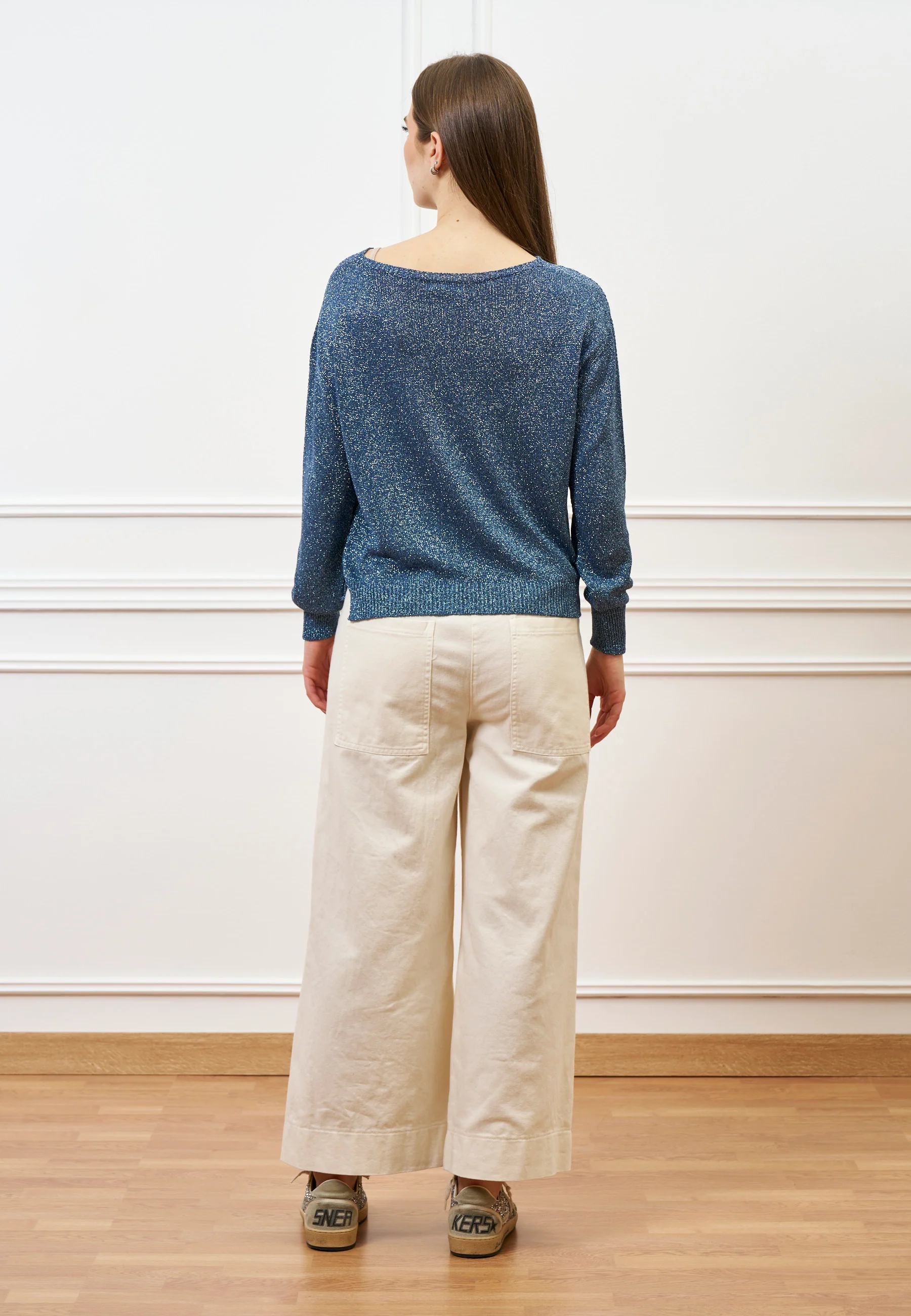 Maglia lurex con spacchi - C.ZUCCHERO - Image 5