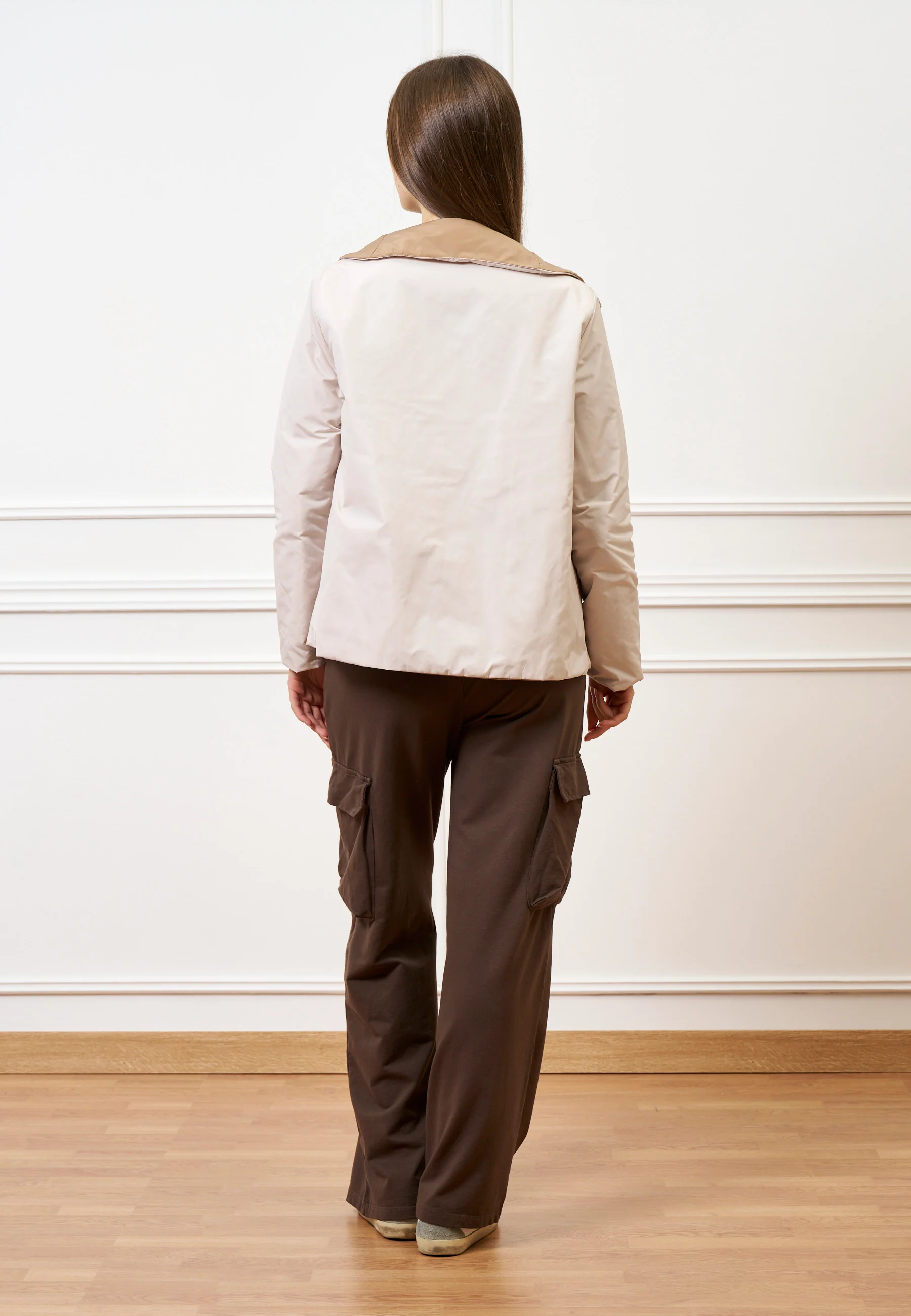 Pantalone cargo in felpa  - MARRONE - Image 6