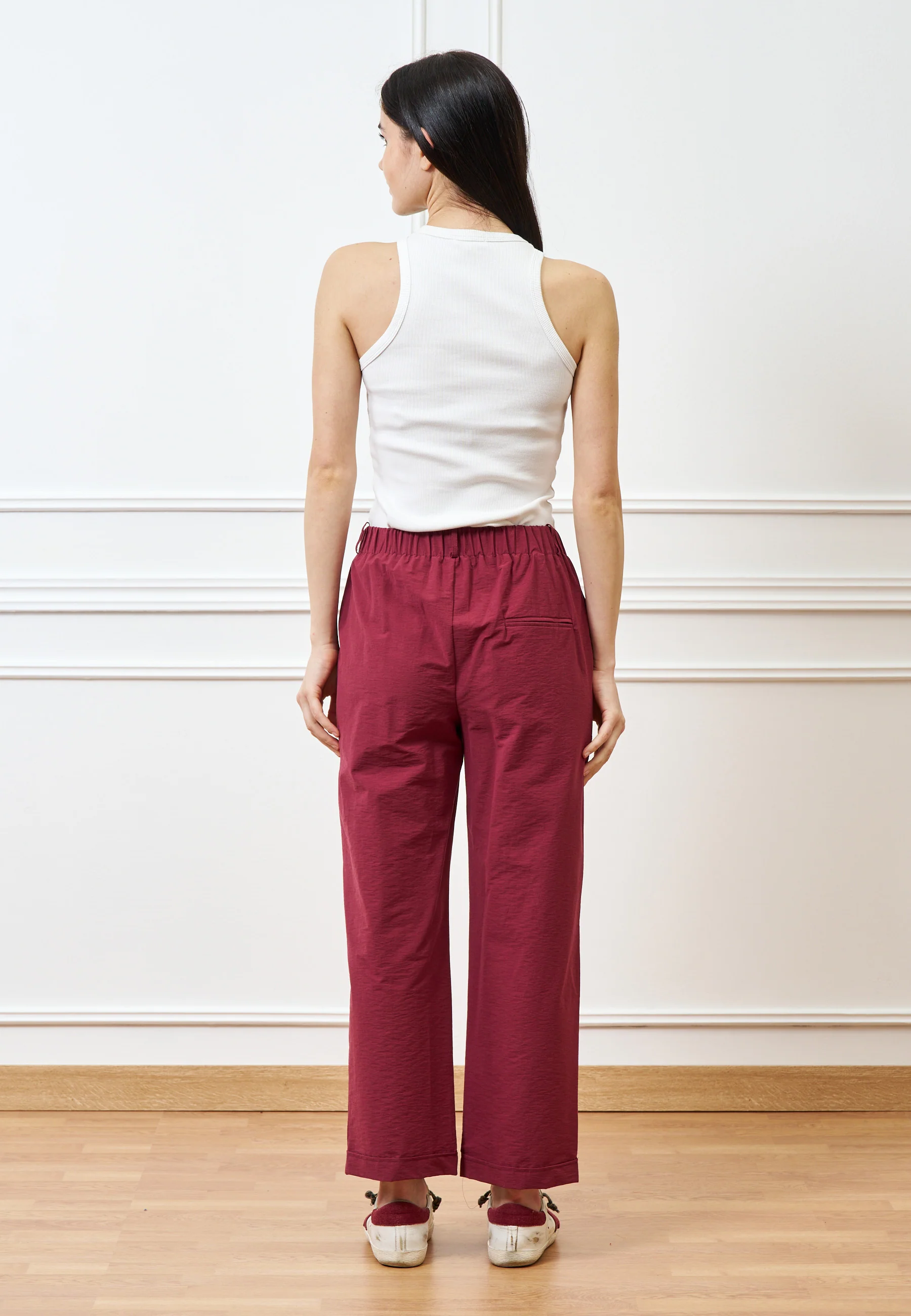 Pantalone con tasche applicate - INDIA - Image 5