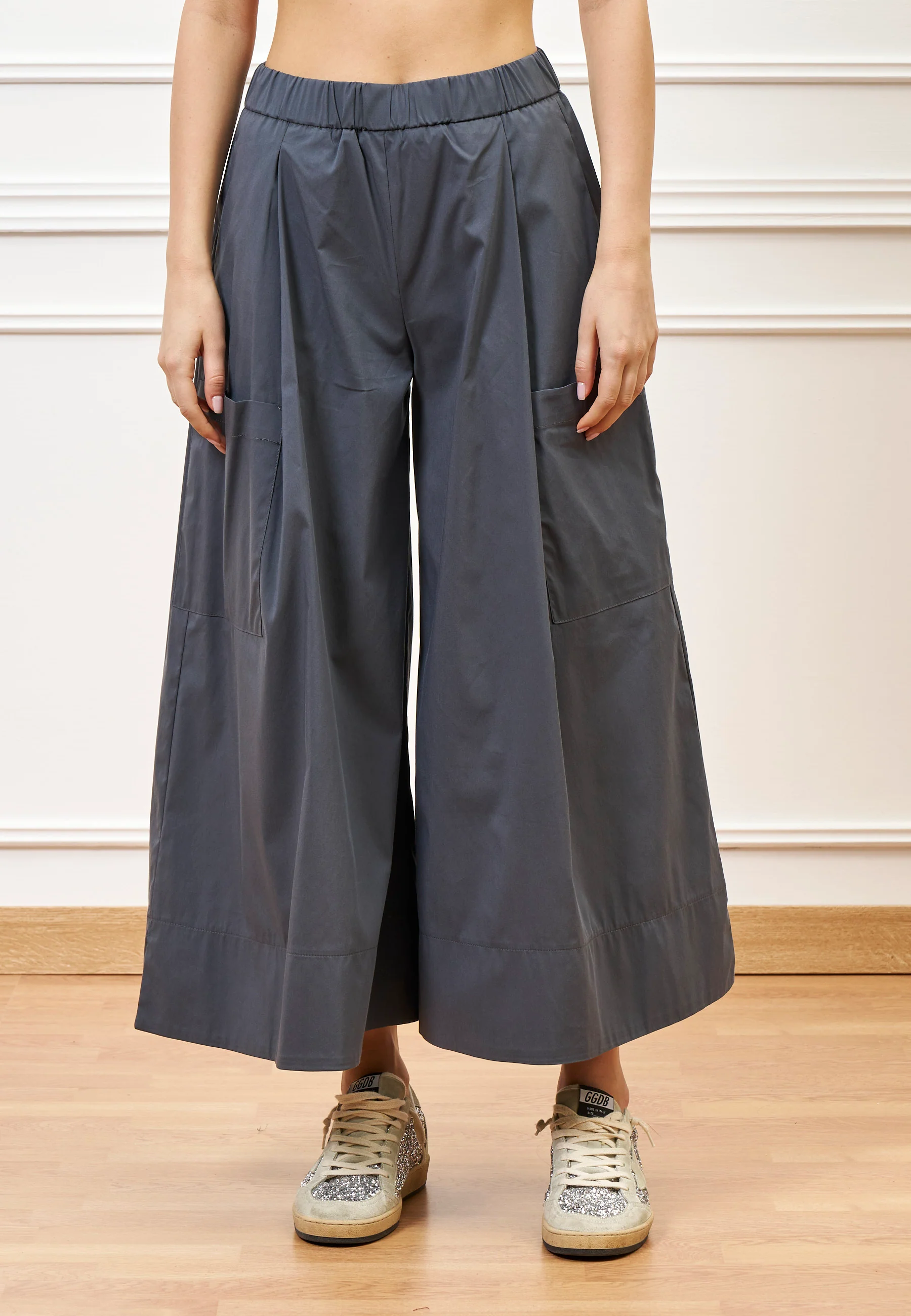 Pantalone gonna con tasconi - GRIGIO SCURO - Image 2