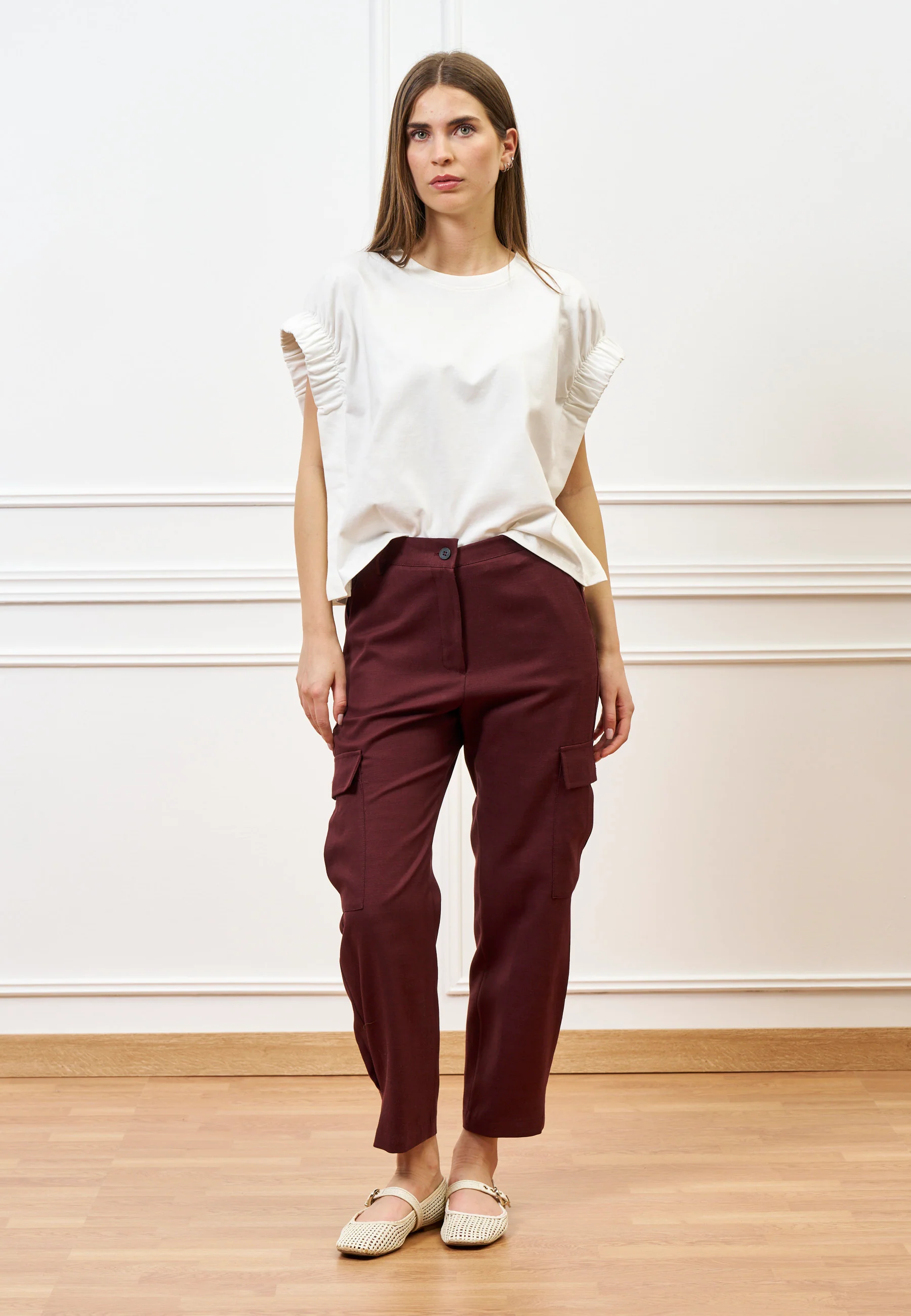 Pantalone militare con tasconi - INDIA