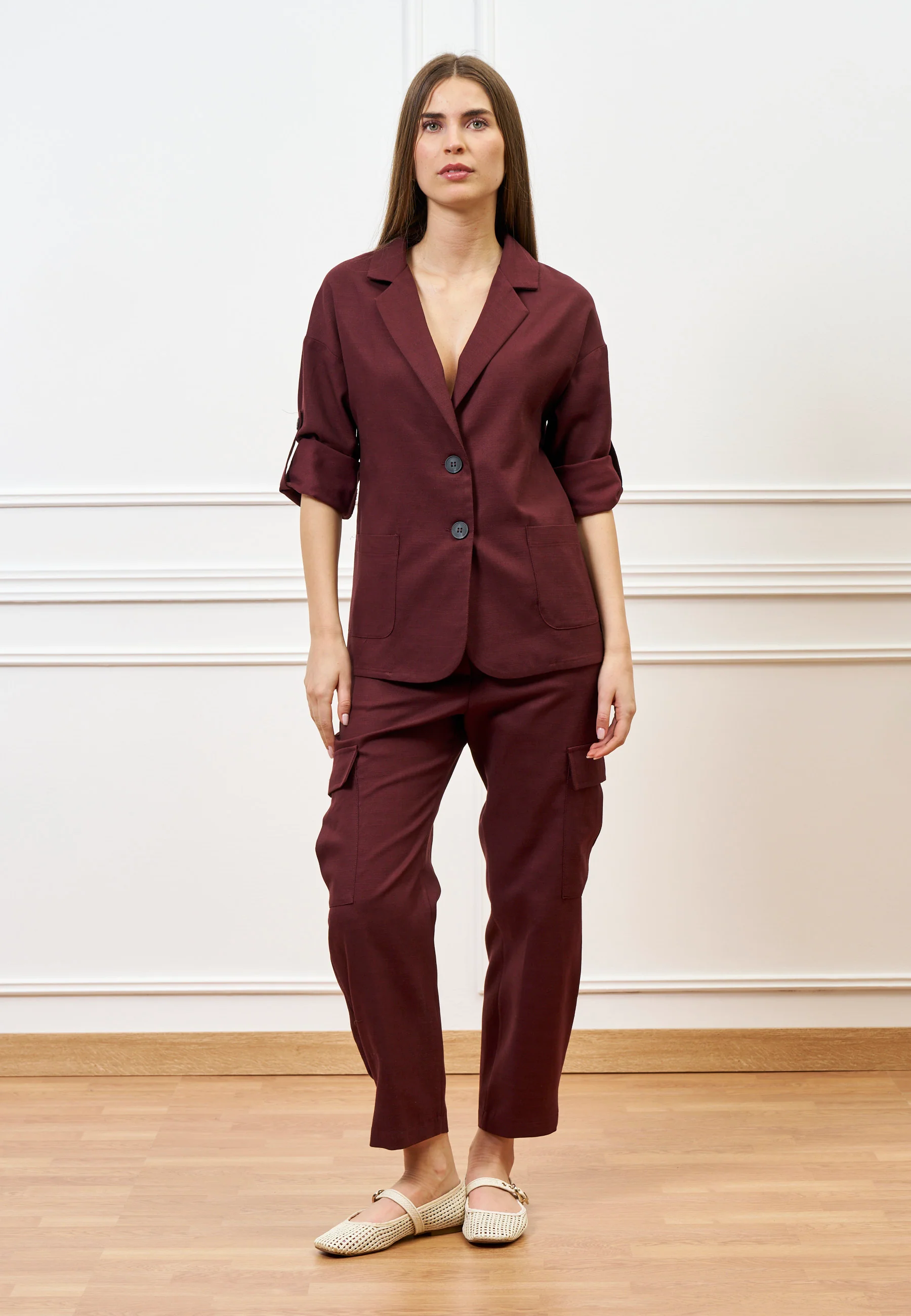 Pantalone militare con tasconi - INDIA - Image 5