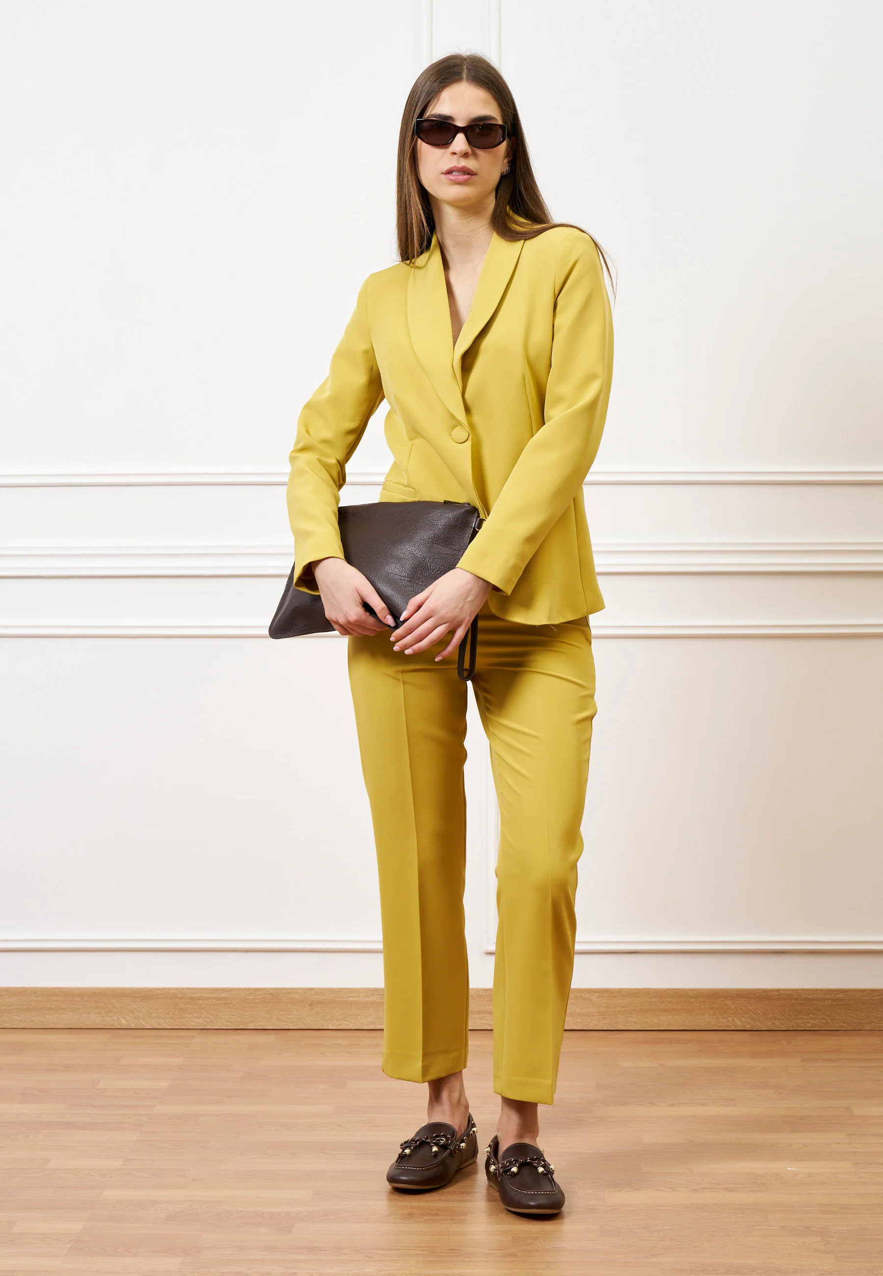 Pantalone slim alla caviglia - OCRA - Image 3