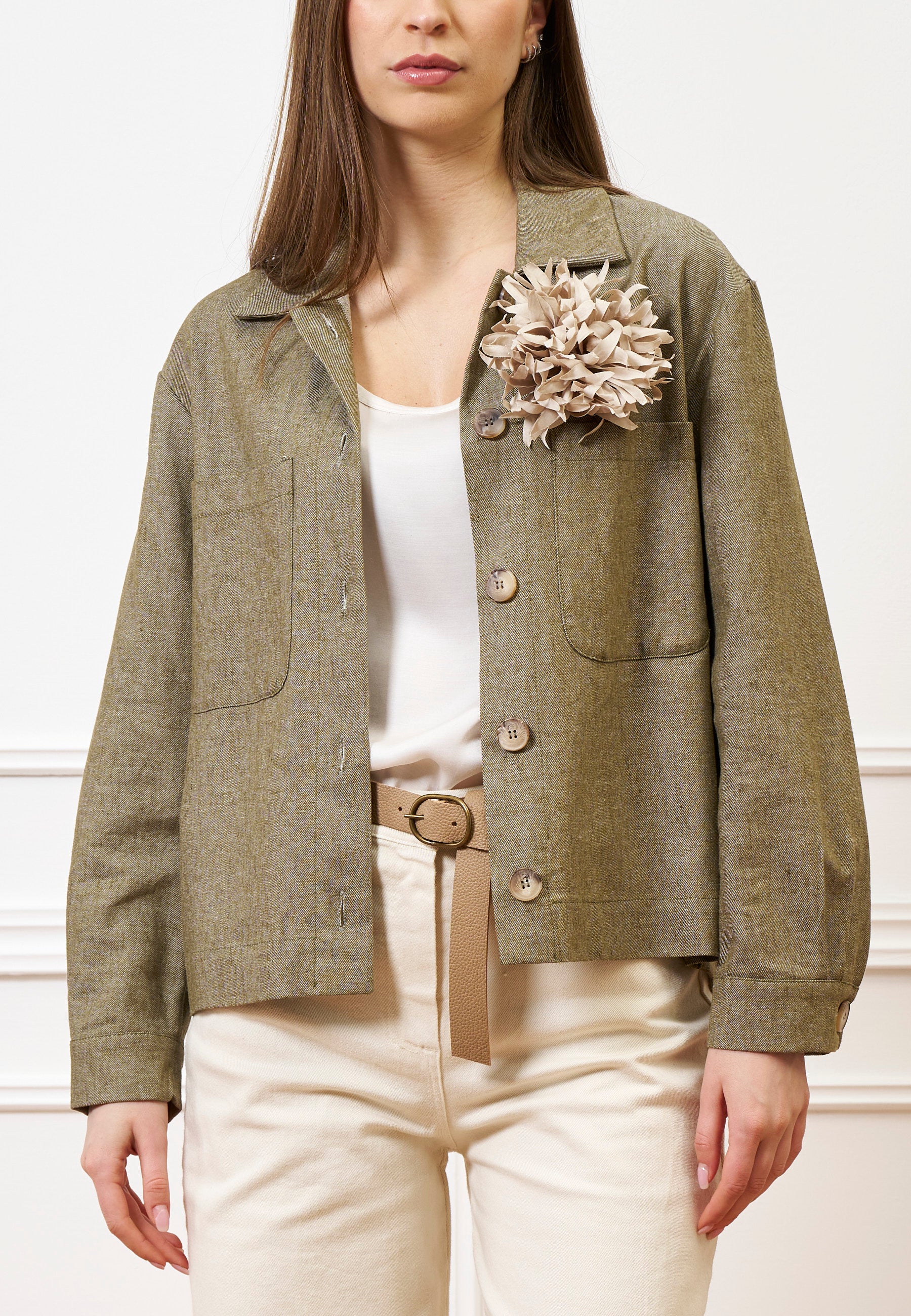 Spille multicolor vari tessuti - BEIGE - Image 5