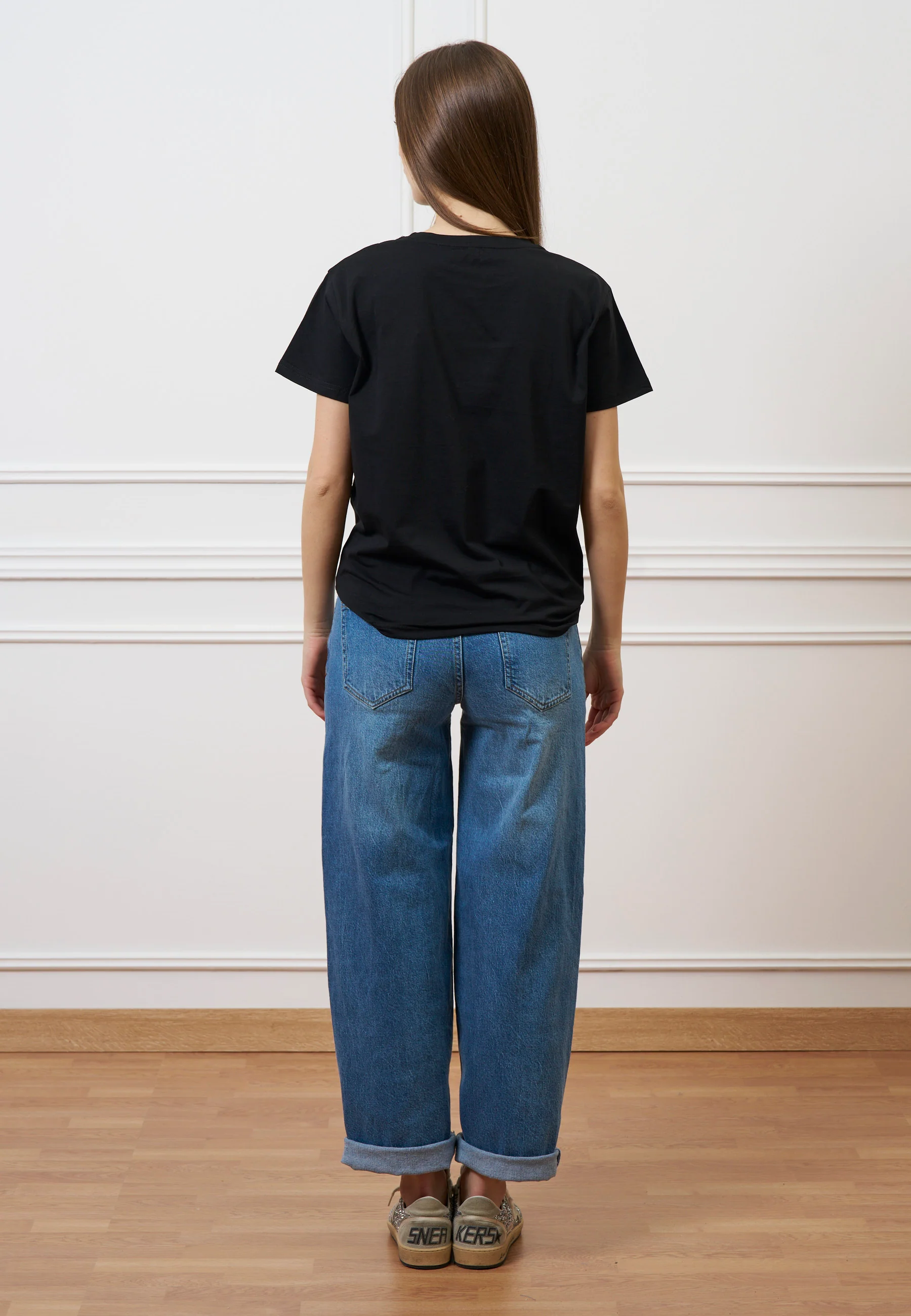 T-shirt con orsetti perline - NERO - Image 5