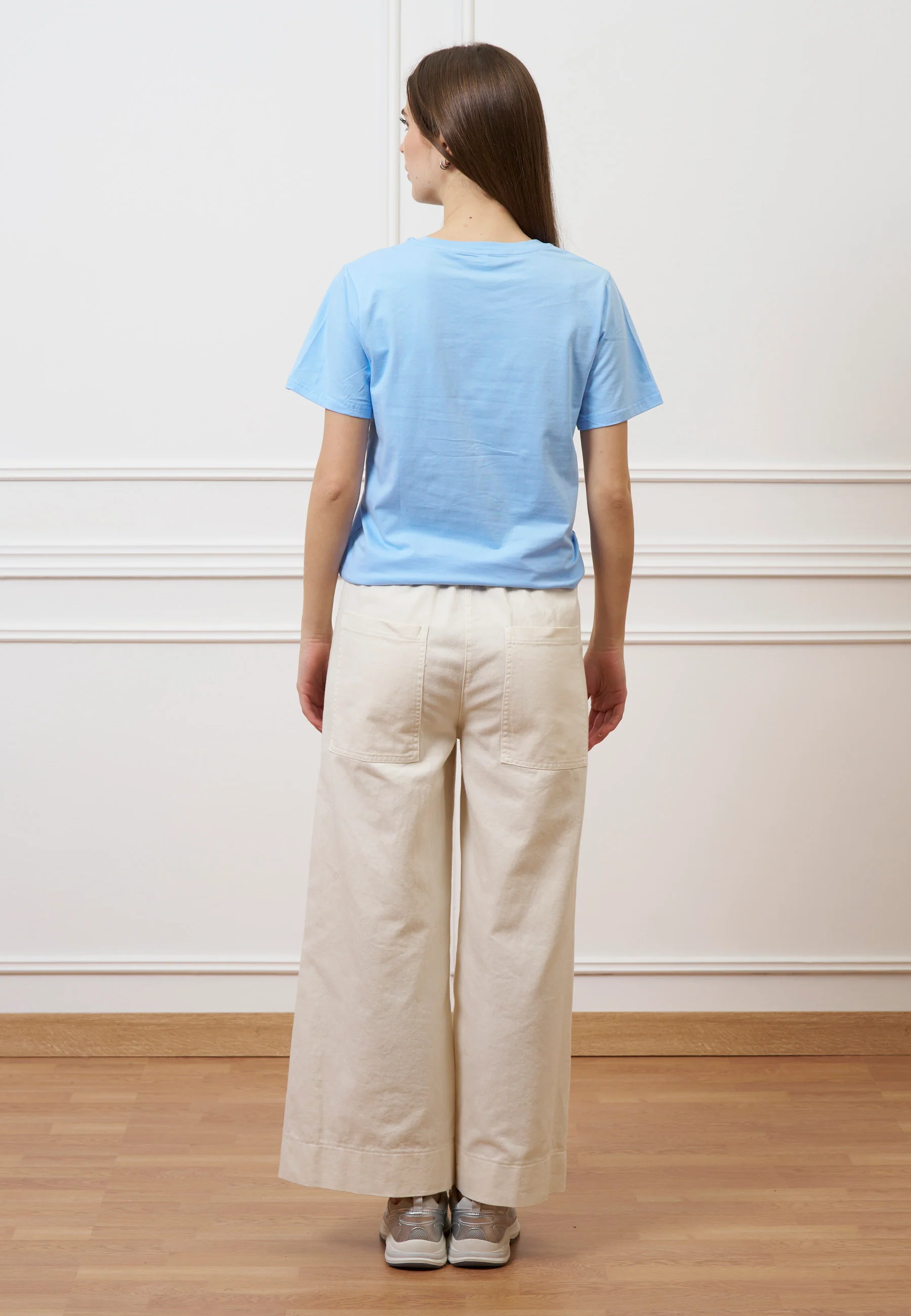 T-shirt con orsetto peluche - AZZURRO - Image 5