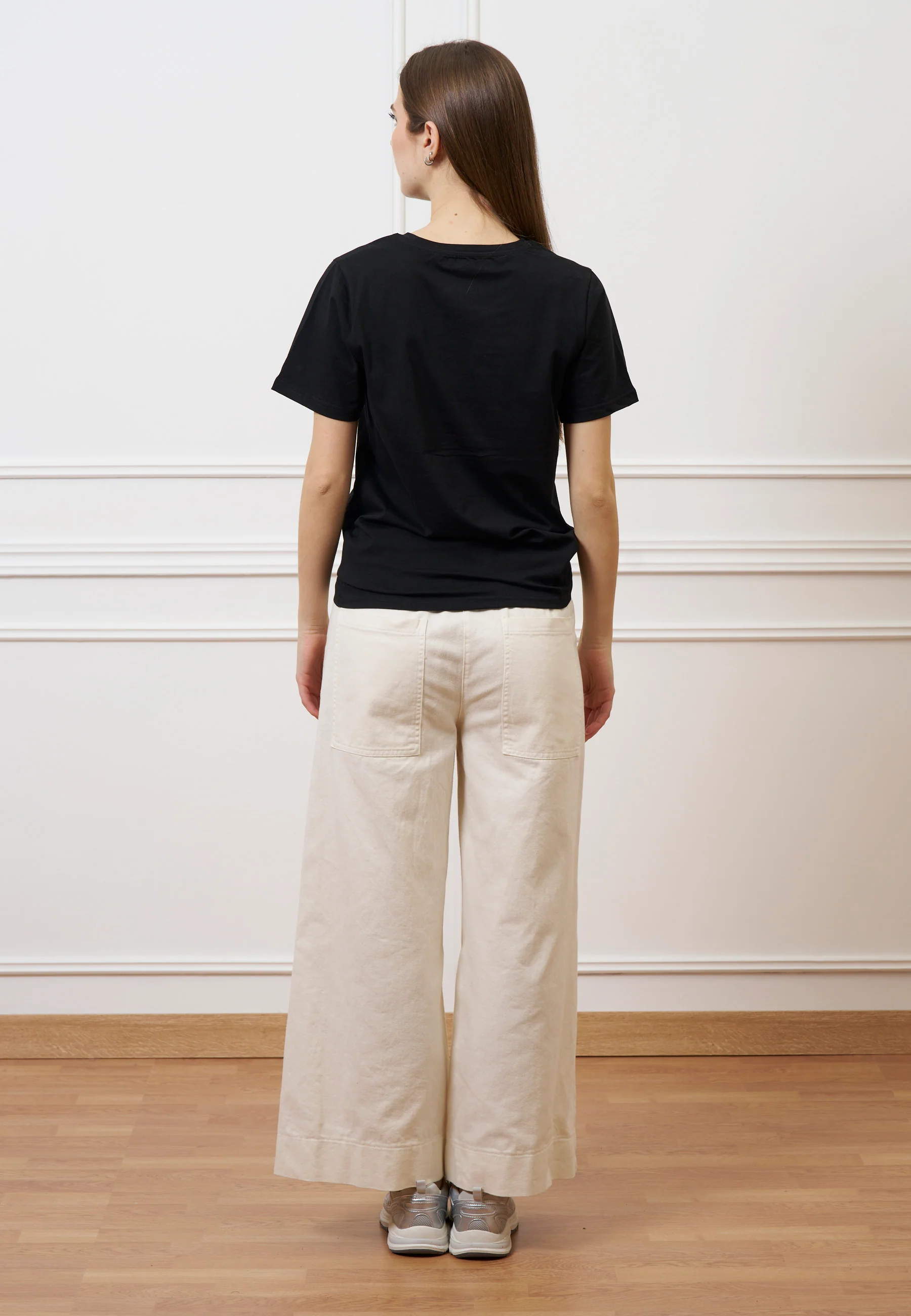 T-shirt con orsetto peluche - NERO - Image 5