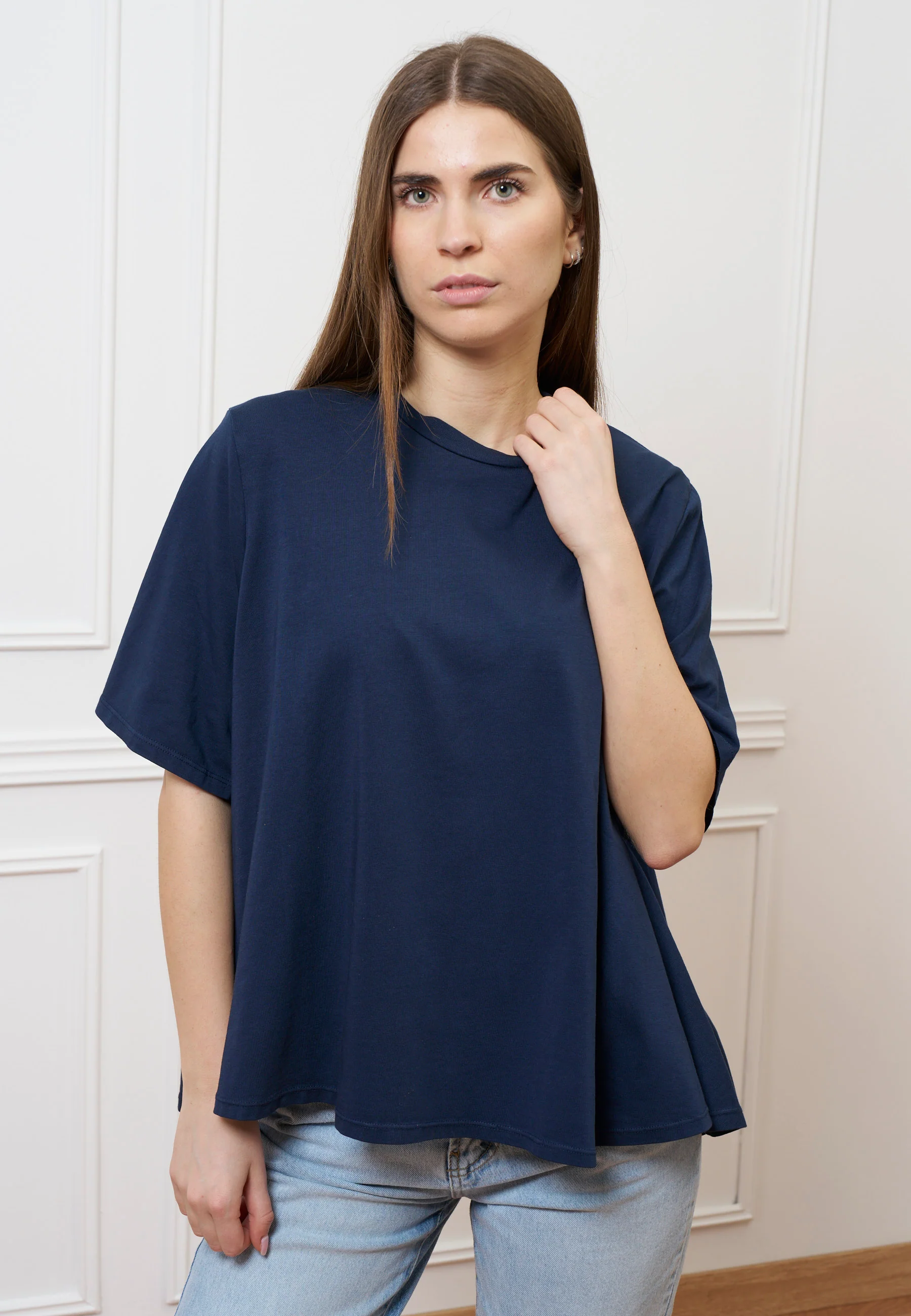 T-shirt svasata - BLU - Image 3