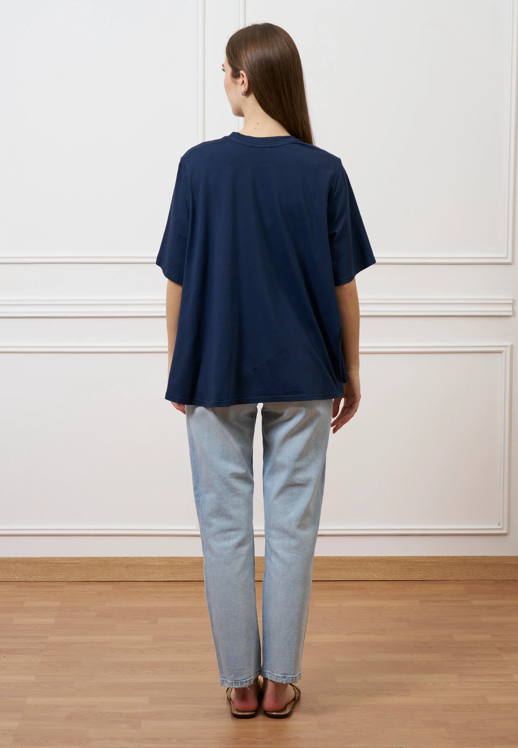 T-shirt svasata - BLU - Image 5