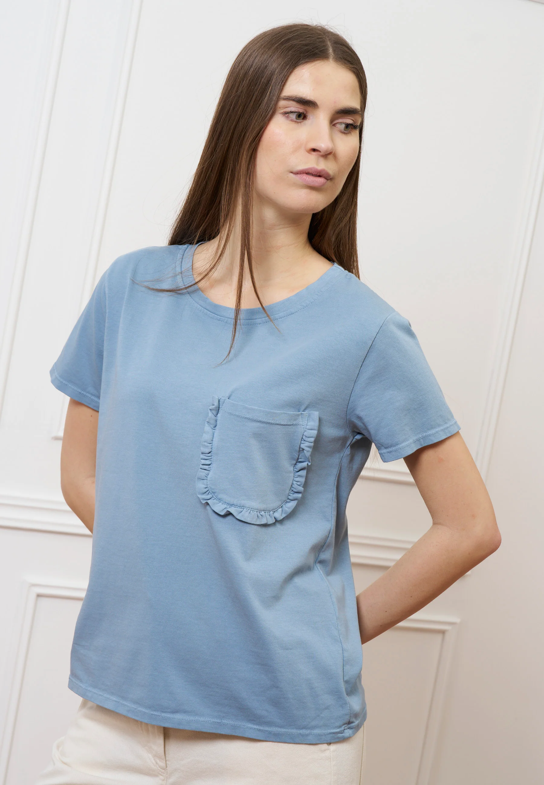 T-shirt taschino con rouches - C.ZUCCHERO - Image 2