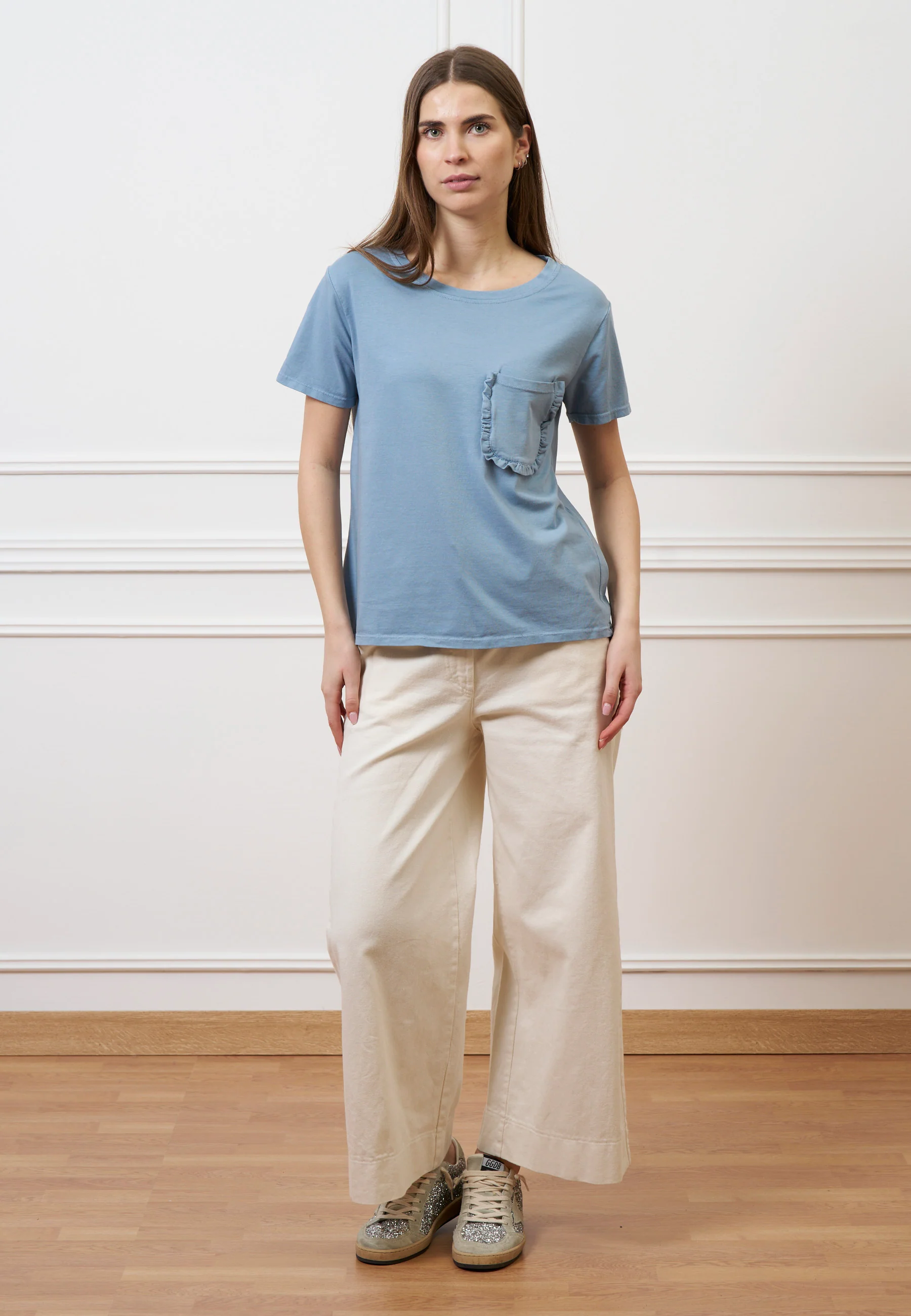 T-shirt taschino con rouches - C.ZUCCHERO - Image 3