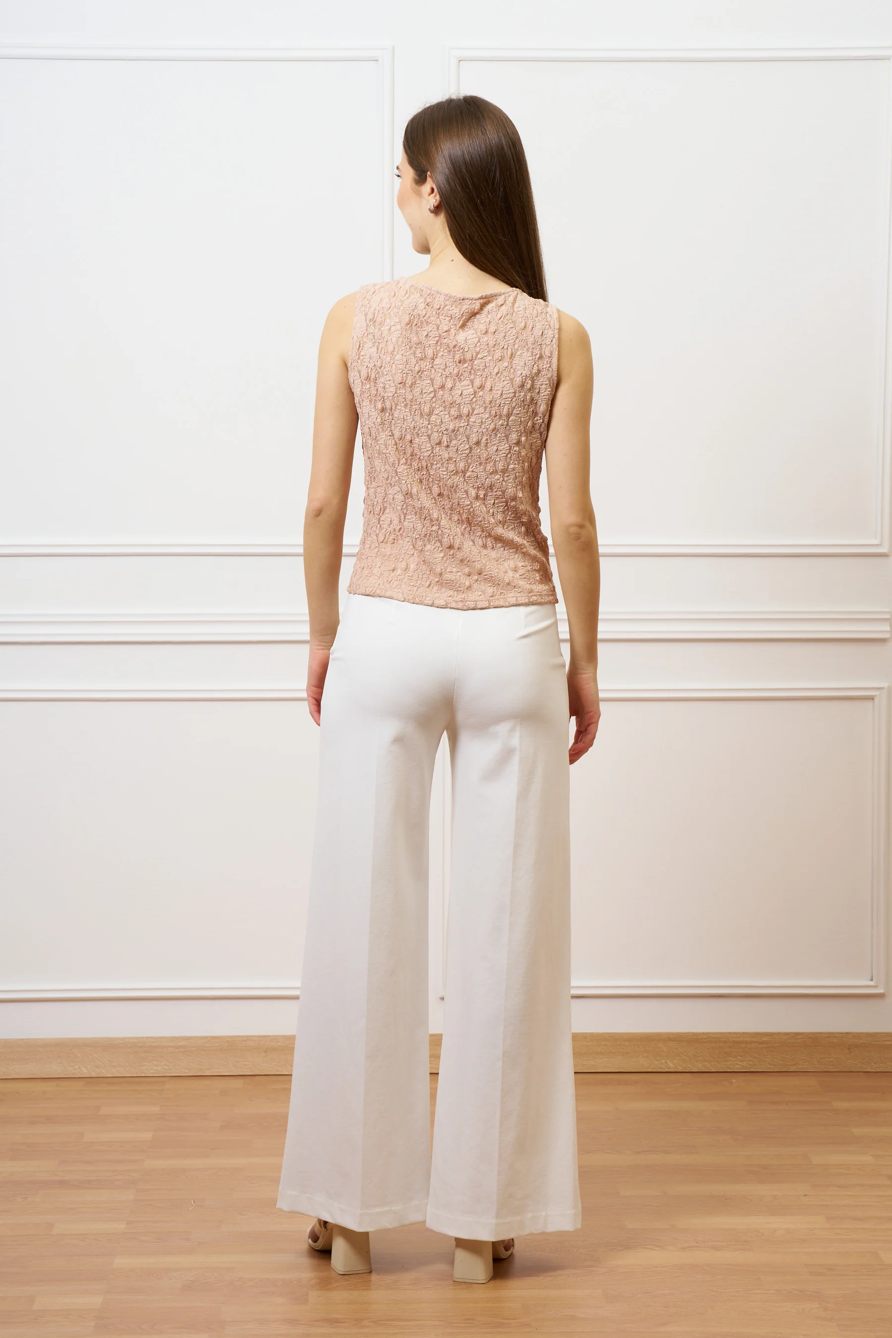 Top in pizzo stretch - CIPRIA - Image 5